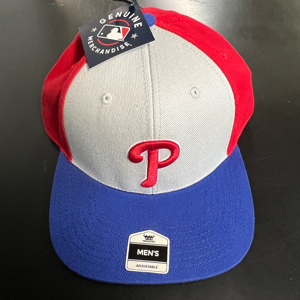 Phillies Colorblock Adjustable Cap- Brand New With Tags